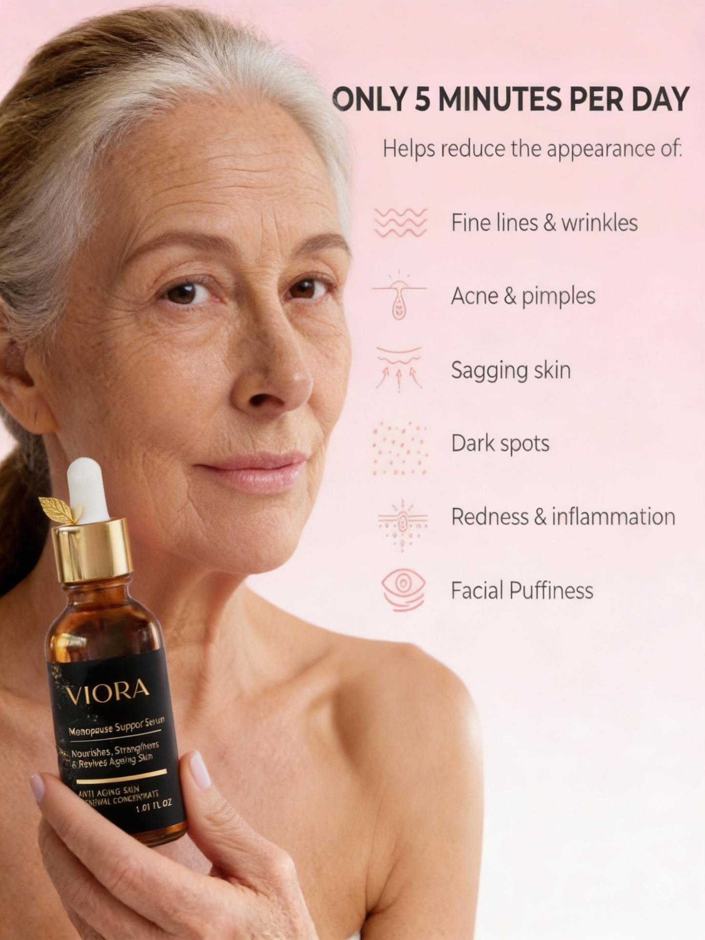 Get Rid of wrinkles,Look younger in 30 days with our Anti-aging solution